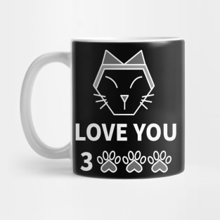 CATS LOVE YOU 3000 Mug